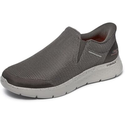 Skechers Herren Go Walk Flex Ojai Slip-InTurnschuhe, Khaki Textile, 47 EU Skechers Herren Go Walk Flex Ojai Slip-InTurnschuhe, Khaki Textile, 47 EU