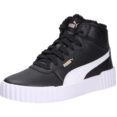 Puma Mädchen Carina 3.0 Mid WTR Jr Sneaker, Schwarz Weiß, 37 EU Puma Mädchen Carina 3.0 Mid WTR Jr Sneaker, Schwarz Weiß, 37 EU