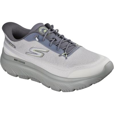 Skechers Herren Go Walk Max Cushioning Hyper Burst Zoltar Slip-InTurnschuhe, Charcoal Lime Textile/Trim, 47 EU Skechers Herren Go Walk Max Cushioning Hyper Burst Zoltar Slip-InTurnschuhe, Charcoal Lime Textile/Trim, 47 EU