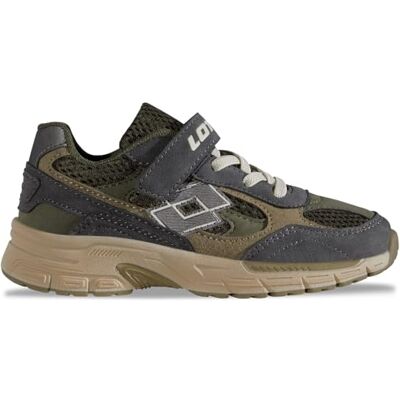 Lotto Stylecode: 2601280K FLOWTIV K Unisex Kids Sneaker DK.Grey/Olive Größe: 32 Lotto Stylecode: 2601280K FLOWTIV K Unisex Kids Sneaker DK.Grey/Olive Größe: 32