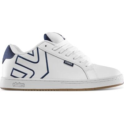 Etnies Herren Fader Skate Shoe, White/White/Navy, 49 EU Etnies Herren Fader Skate Shoe, White/White/Navy, 49 EU