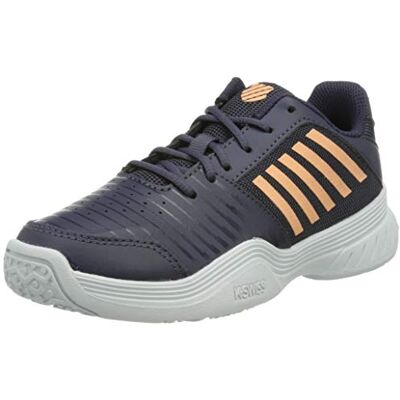 KSWISS-UK 56609-034-M Kinder Schuhe - Graystone/Peach Nectar/White - Kids 13 KSWISS-UK 56609-034-M Kinder Schuhe - Graystone/Peach Nectar/White - Kids 13