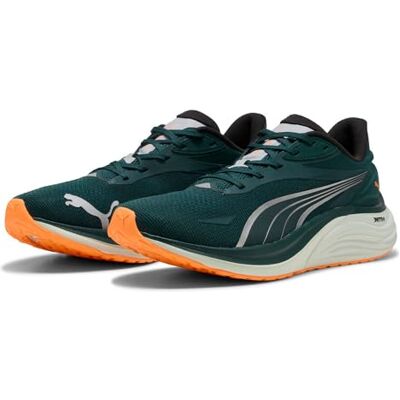 Puma Herren Electrify Nitro 4 Road Running Shoe, Green Terrain Heat Fire, 42.5 EU Puma Herren Electrify Nitro 4 Road Running Shoe, Green Terrain Heat Fire, 42.5 EU