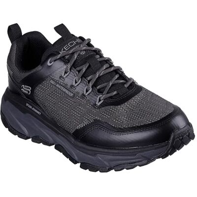 Skechers D'lux Journey Defender Stitch Wanderschuh für Herren, Schwarzer Synthetik-Textilbesatz, 47.5 EU Skechers D'lux Journey Defender Stitch Wanderschuh für Herren, Schwarzer Synthetik-Textilbesatz, 47.5 EU