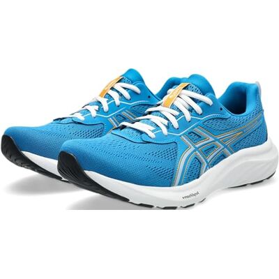 ASICS Herren Gel-Contend 9 Sneaker, Aegean Blue Yamabuki, 44 EU ASICS Herren Gel-Contend 9 Sneaker, Aegean Blue Yamabuki, 44 EU