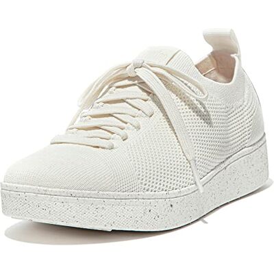 Fitflop Damen Rally e01 Multi-Knit Sneaker, cremefarben, 36 EU Fitflop Damen Rally e01 Multi-Knit Sneaker, cremefarben, 36 EU