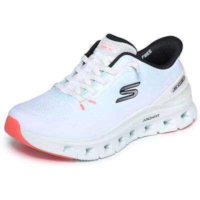 Skechers Arch Fit Glide-Step ProSneaker für Damen, Lt Blue Mesh Multi Trim, 38.5 EU Skechers Arch Fit Glide-Step ProSneaker für Damen, Lt Blue Mesh Multi Trim, 38.5 EU