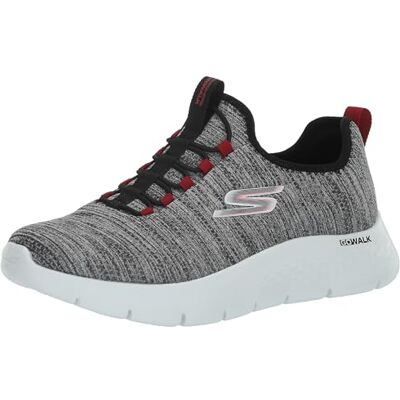 Skechers Go Walk Flex Herren-Sneaker zum Hineinschlüpfen, lässiger Laufschuh, Weiß/Schwarz 2, 13 extraweit Skechers Go Walk Flex Herren-Sneaker zum Hineinschlüpfen, lässiger Laufschuh, Weiß/Schwarz 2, 13 extraweit