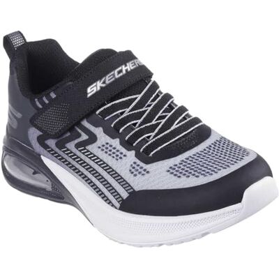 Skechers Jungen Microspec Max Advance Sneaker, Black Charcoal, 31 EU Skechers Jungen Microspec Max Advance Sneaker, Black Charcoal, 31 EU