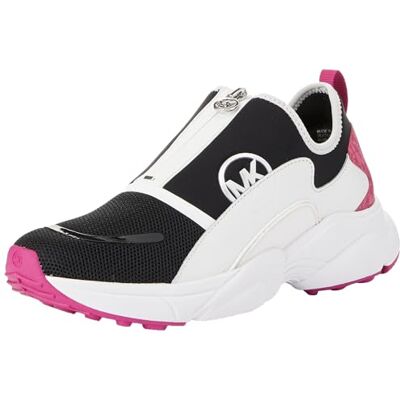 Michael Kors Damen SAMI Zip Trainer Sneaker, Deep Fuchsia Multi W Sh Rhodium, 40 EU Michael Kors Damen SAMI Zip Trainer Sneaker, Deep Fuchsia Multi W Sh Rhodium, 40 EU