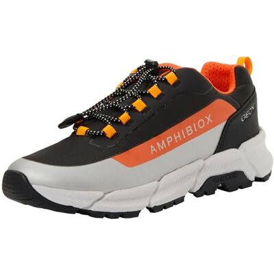 Geox JUNIOR Boy J FLEXYPER Plus Boy Sneakers Black/ORANGE 39_EU Geox JUNIOR Boy J FLEXYPER Plus Boy Sneakers Black/ORANGE 39_EU