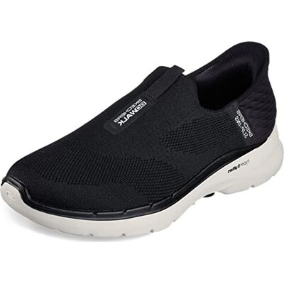 Skechers Go Walk 6 Easy On 216278-BLK, Mens Sneakers, Black, 41 EU Skechers Go Walk 6 Easy On 216278-BLK, Mens Sneakers, Black, 41 EU