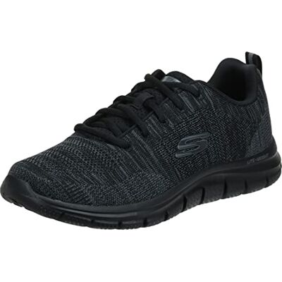 Skechers Herren Track-Front Runner 232298 BBK Sneaker, Black Knit/Black Trim, 44 EU Skechers Herren Track-Front Runner 232298 BBK Sneaker, Black Knit/Black Trim, 44 EU