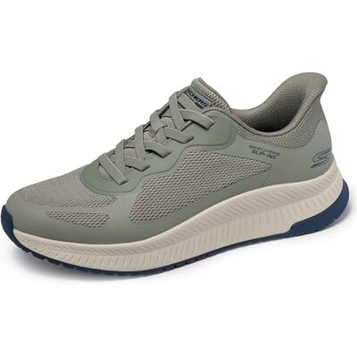 Skechers Herren Bobs Squad 4 Sneaker, Olive Mesh, 44 EU Skechers Herren Bobs Squad 4 Sneaker, Olive Mesh, 44 EU