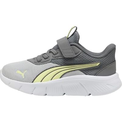 Puma FLEXFOCUS MODERN AC+ PS Sneaker, COOL Dark Gray-Fresh Yellow White, 31.5 EU Puma FLEXFOCUS MODERN AC+ PS Sneaker, COOL Dark Gray-Fresh Yellow White, 31.5 EU