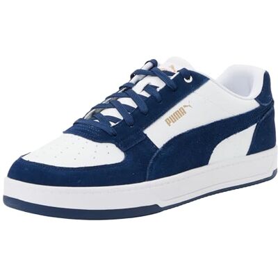 Puma Unisex Caven 2.0 Mono Sneaker, Weißes persisches Blau Gold, 47 EU Puma Unisex Caven 2.0 Mono Sneaker, Weißes persisches Blau Gold, 47 EU