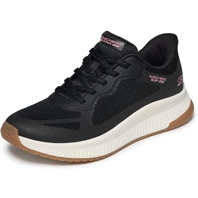 Skechers Damen Bobs Squad 4 Staple Look Turnschuhe, Black Mesh Trim, 39.5 EU Skechers Damen Bobs Squad 4 Staple Look Turnschuhe, Black Mesh Trim, 39.5 EU