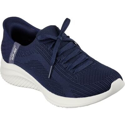 Skechers Damen Ultra Flex 3.0 Brilliant Path Sneaker, Navy Knit/Navy Trim, 38.5 EU Weit Skechers Damen Ultra Flex 3.0 Brilliant Path Sneaker, Navy Knit/Navy Trim, 38.5 EU Weit