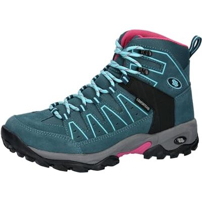 Brütting Damen Stiefel Outdoorstiefel Mount Pinos High, Petrol/türkis/pink, 41 EU Brütting Damen Stiefel Outdoorstiefel Mount Pinos High, Petrol/türkis/pink, 41 EU