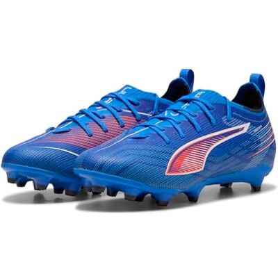 Puma Unisex Kinder Ultra 6 Pro Fg/Ag JrSoccer Shoe, Ultra Blau Weiß Leuchtend Rot, 31 EU Puma Unisex Kinder Ultra 6 Pro Fg/Ag JrSoccer Shoe, Ultra Blau Weiß Leuchtend Rot, 31 EU