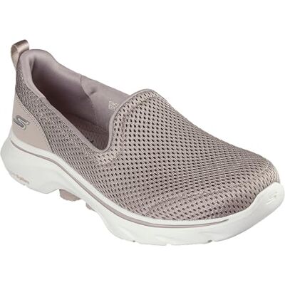 Skechers Damen Go Walk 7 Razi Sneaker, Taupe, 36 EU Skechers Damen Go Walk 7 Razi Sneaker, Taupe, 36 EU