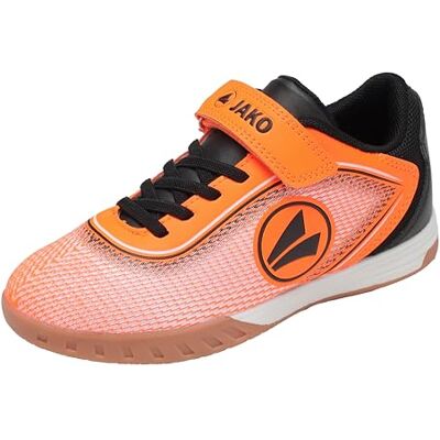JAKO Unisex Kinder J-SI Course Ev Hallenturnschuh, Neon Orange Jet Black, 32 EU JAKO Unisex Kinder J-SI Course Ev Hallenturnschuh, Neon Orange Jet Black, 32 EU