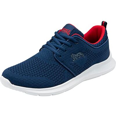 Lonsdale Durham LMA534 Men's Sport Shoe Navy/Red/White 7 Lonsdale Durham LMA534 Men's Sport Shoe Navy/Red/White 7
