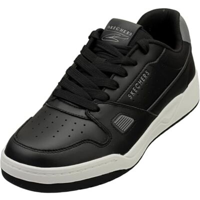 Skechers Herren Koopa Lace Low X Harry Kane Sneaker, Schwarz, 45.5 EU Skechers Herren Koopa Lace Low X Harry Kane Sneaker, Schwarz, 45.5 EU