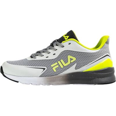FILA Kinder Unisex Sneaker Crusher im Retro Running Stil, Grau (Sleet-Evening Primrose), 39 FILA Kinder Unisex Sneaker Crusher im Retro Running Stil, Grau (Sleet-Evening Primrose), 39