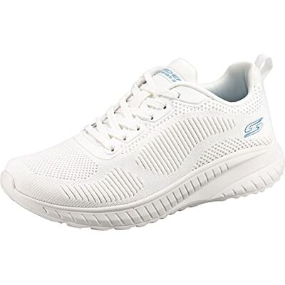 Skechers Bobs Squad Chaos Face Off Damen Sportschuhe, Weiß, 39 EU Skechers Bobs Squad Chaos Face Off Damen Sportschuhe, Weiß, 39 EU