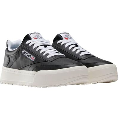 Reebok Unisex Club C Megacourt Tennisschuhe, Schwarz, Kreide, Weiß, 41 EU Reebok Unisex Club C Megacourt Tennisschuhe, Schwarz, Kreide, Weiß, 41 EU