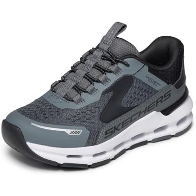 Skechers Glide-Step Plus Vista-Lane Sneaker, Charcoal/Black, 38.5 EU Skechers Glide-Step Plus Vista-Lane Sneaker, Charcoal/Black, 38.5 EU