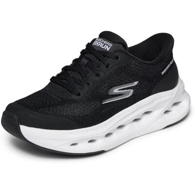 Skechers Damen Max Cushioning Glide-Step Hartford Turnschuhe, Black Textile/White Trim, 36.5 EU Skechers Damen Max Cushioning Glide-Step Hartford Turnschuhe, Black Textile/White Trim, 36.5 EU