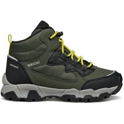 Geox JUNIOR J MAGNETAR Boy B ABX Sneakers Military/Lime 33_EU Geox JUNIOR J MAGNETAR Boy B ABX Sneakers Military/Lime 33_EU