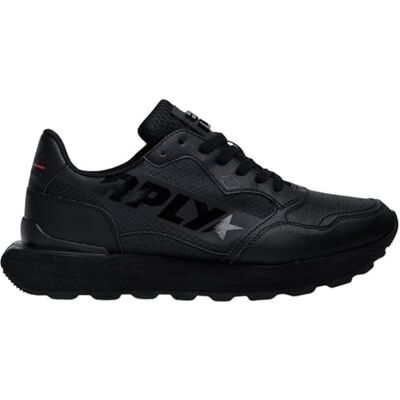 Replay Herren Sneaker Sportlich, Black 003 (Schwarz), 44 Replay Herren Sneaker Sportlich, Black 003 (Schwarz), 44