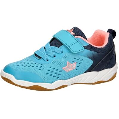 Lico Unisex Kinder Key Vs Hallenturnschuhe, Türkis Marine Rosa, 35 EU Lico Unisex Kinder Key Vs Hallenturnschuhe, Türkis Marine Rosa, 35 EU