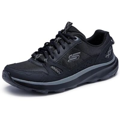 Skechers Damen Ridge Oak Gateway Trail Turnschuhe, Black Leather/Textile/Black Synthetic, 38 EU Skechers Damen Ridge Oak Gateway Trail Turnschuhe, Black Leather/Textile/Black Synthetic, 38 EU