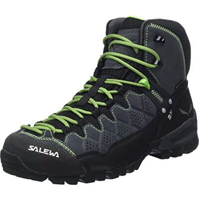 Salewa , Alp Trainer Mid Gore-Tex Herrenwanderstiefel, Schwarz, 45 Salewa , Alp Trainer Mid Gore-Tex Herrenwanderstiefel, Schwarz, 45