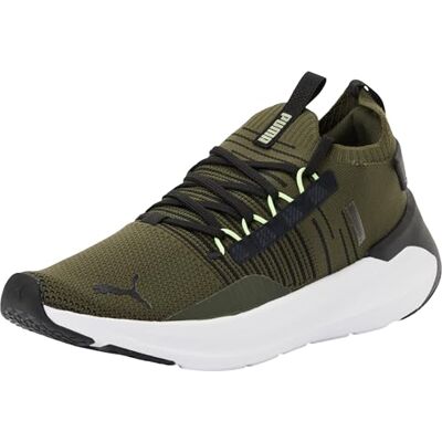 Puma Herren Softride Symmetry Fuzion Laufschuh Sneaker, Dark Olive Schwarz Fizzy Light, 40.5 EU Puma Herren Softride Symmetry Fuzion Laufschuh Sneaker, Dark Olive Schwarz Fizzy Light, 40.5 EU