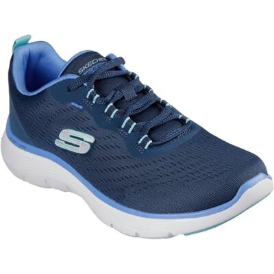 Skechers Damen Flex Appeal 5.0 New Path Sneaker, Navy, 5 UK Wide Skechers Damen Flex Appeal 5.0 New Path Sneaker, Navy, 5 UK Wide