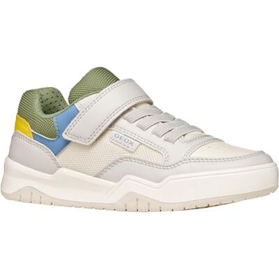 Geox JUNIOR Boy J Perth Boy E Sneakers LT Grey/Green 36_EU Geox JUNIOR Boy J Perth Boy E Sneakers LT Grey/Green 36_EU