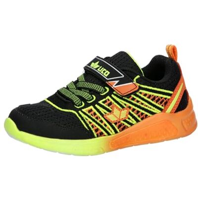 Lico Blinky Boy Blinkschuhe, Schwarz/Orange/Lemon, 34 EU Lico Blinky Boy Blinkschuhe, Schwarz/Orange/Lemon, 34 EU