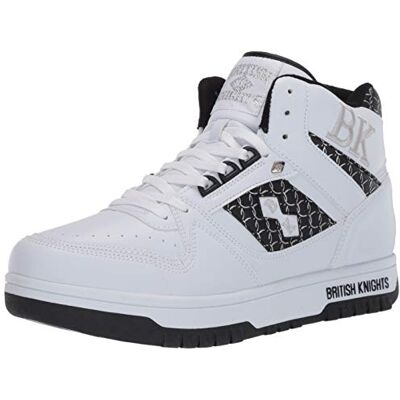 British Knights Herren Kings Sl Sneakers Sneaker, Weiß/Schwarz/Silber, 42 EU British Knights Herren Kings Sl Sneakers Sneaker, Weiß/Schwarz/Silber, 42 EU