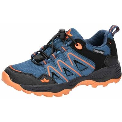 Lico Unisex Kinder Leander Trekkingsschuhe, Petrol Schwarz Orange, 28 EU Lico Unisex Kinder Leander Trekkingsschuhe, Petrol Schwarz Orange, 28 EU