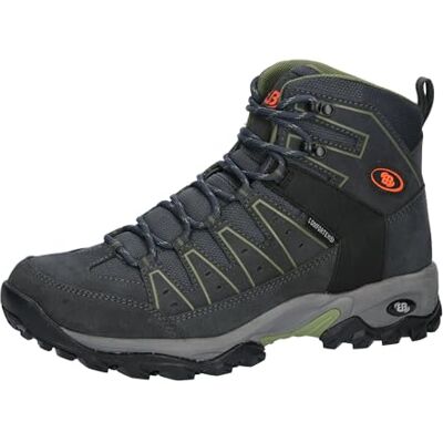 Brütting Mount Pinos High - Outdoorstiefel - anthrazit/grün/orange Brütting Mount Pinos High - Outdoorstiefel - anthrazit/grün/orange