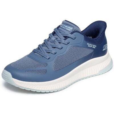 Skechers Damen Bobs Squad 4 Staple Look Turnschuhe, Blue-Multi Mesh, 41 EU Skechers Damen Bobs Squad 4 Staple Look Turnschuhe, Blue-Multi Mesh, 41 EU