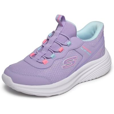 Skechers Mädchen Bounder Pro Slip-InTurnschuhe, Purple, 31 EU Skechers Mädchen Bounder Pro Slip-InTurnschuhe, Purple, 31 EU