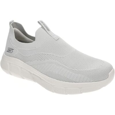 Skechers Herren 118107 Sneaker, Grauer Strick, 45 EU Skechers Herren 118107 Sneaker, Grauer Strick, 45 EU