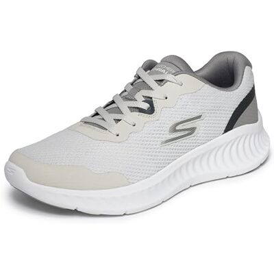 Skechers Herren Go Walk Now Viligent Turnschuhe, Off White Textile/Trim, 43 EU Skechers Herren Go Walk Now Viligent Turnschuhe, Off White Textile/Trim, 43 EU