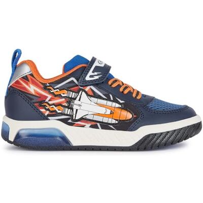 Geox JUNIOR J INEK Boy Sneakers Navy/ORANGE_37 Geox JUNIOR J INEK Boy Sneakers Navy/ORANGE_37